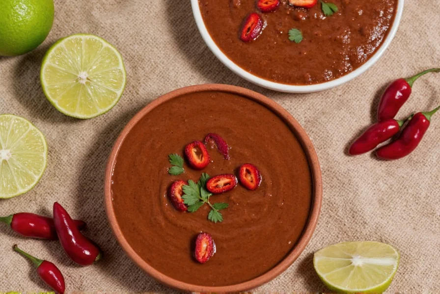 Preparing chiles for mole by roasting them