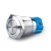 High quality and safety standards self-locking waterproof led push button switch
