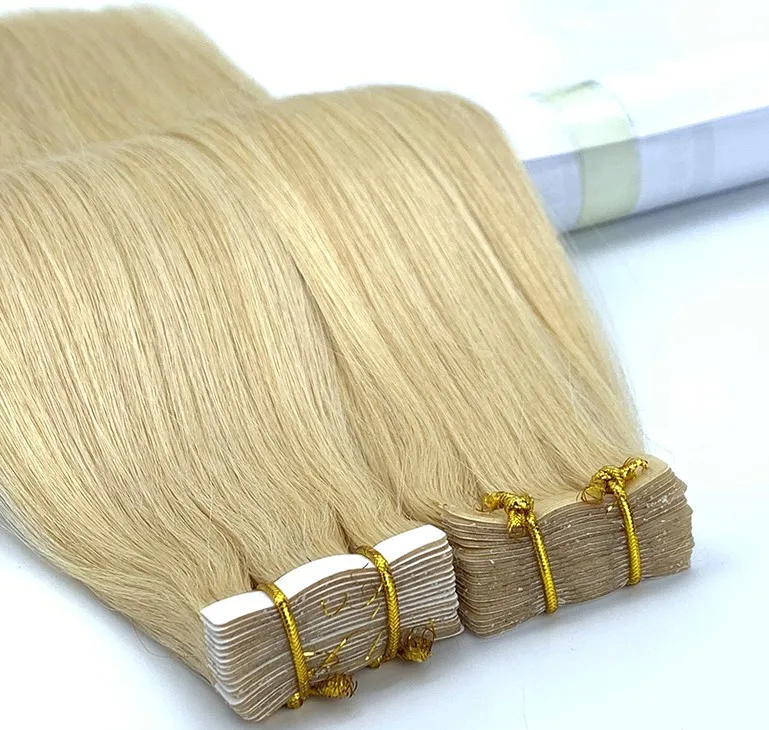 

100% Brazilian Hair Piano/Ombre Color Double Drawn Tape In Hair Extensions 100% Human Hair
