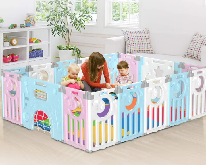 Oneclick Folding Baby Playpens With Multifunctional Toys For Both