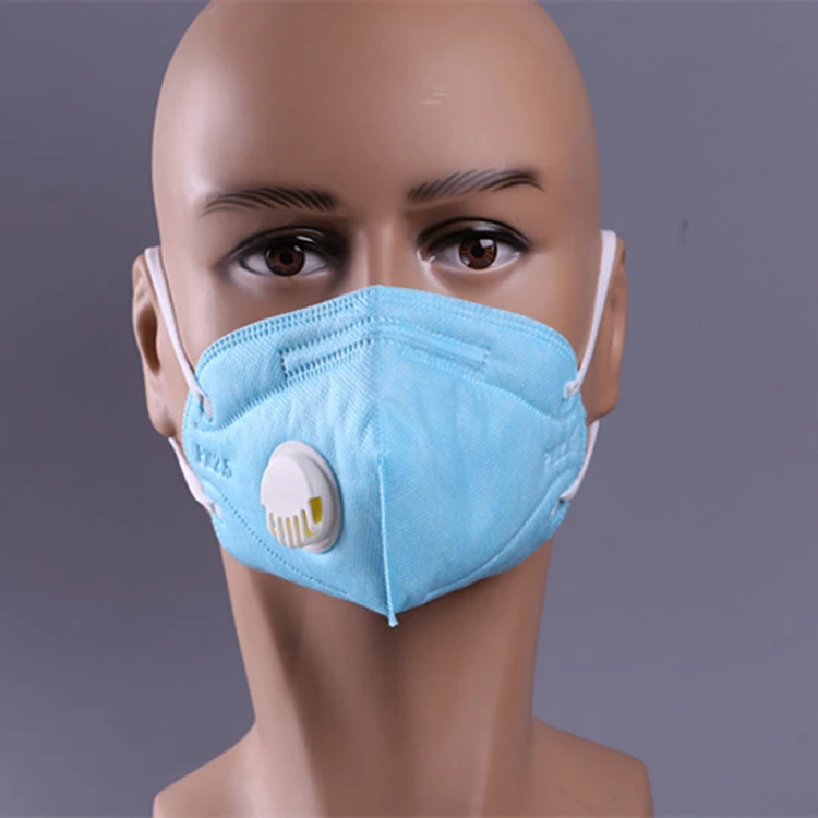 Disposable Mouth Cover Dust Mask N95 Anti Pm25 Pollution Dust Protective Face Mask With Valve 2268