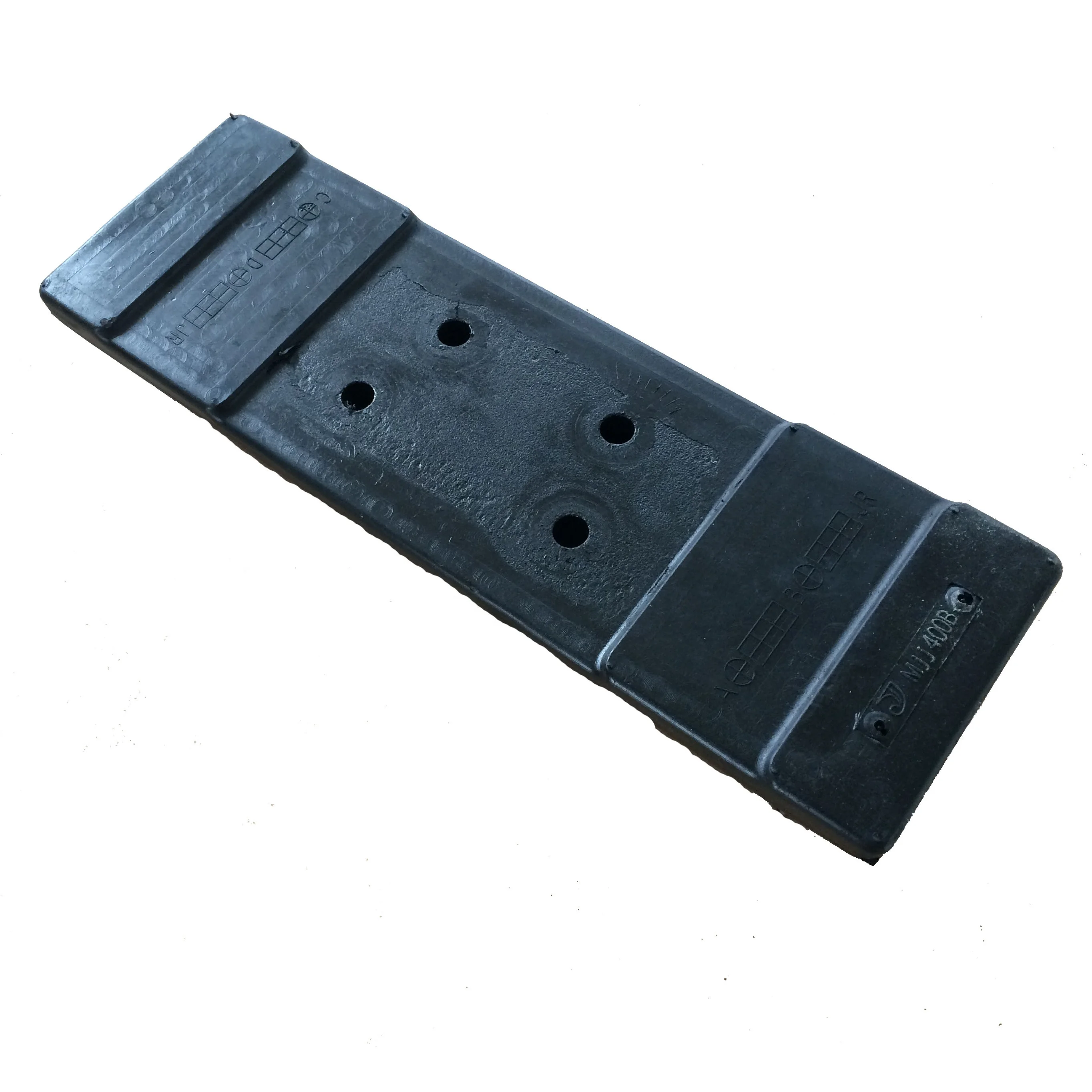 Construction Machinery Parts Chain On Rubber Track Pads For Excavator