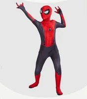 

Boys Halloween Spider-Man Into the Spider-Verse Cosplay suits Spiderman costume cosplay clothes+mask 2pcs