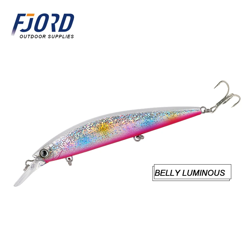 

FJORD high quality 110mm 37g 3d eyes for heavy minnow fishing lure wobbler lure Sinking Saltwater Bait Tackle