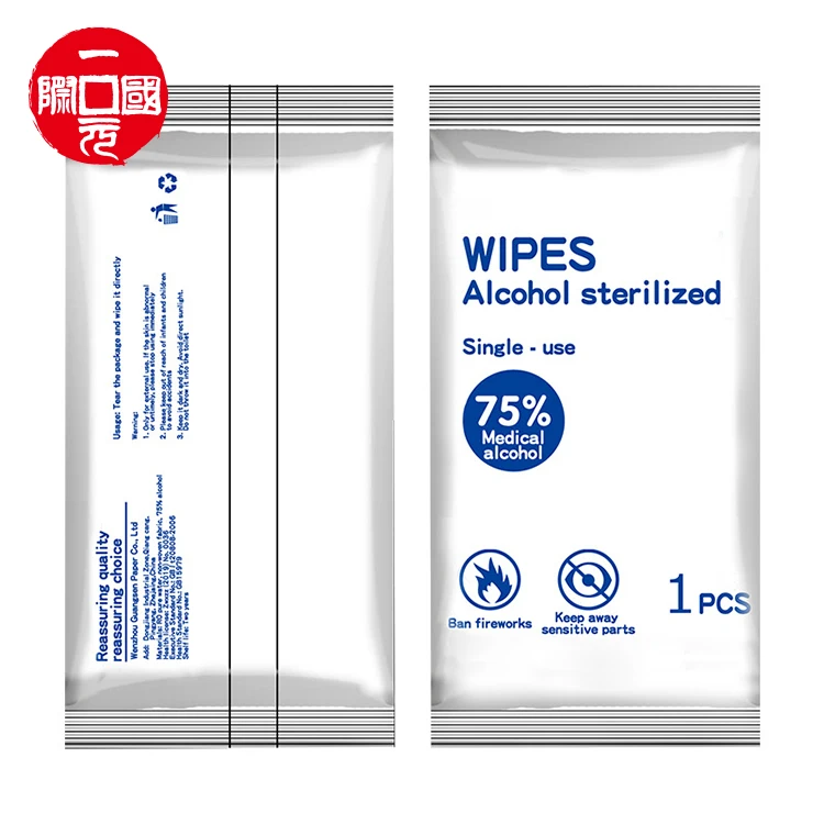 

Onedollar Manufacturers custom stock single pack 30 pieces/pack of hand wet wipes for restaurants