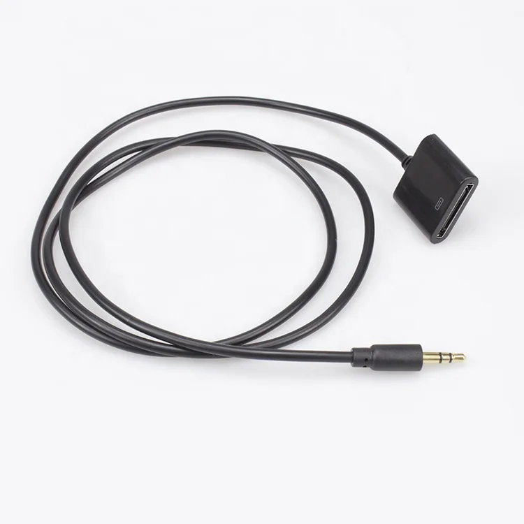 

30 pin female dock adapter 3.5mm to 30 pin female audio cable