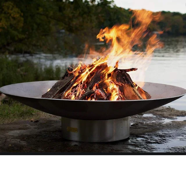 High Temperature Paint And Carbon Steel Material Metal Sphere Fire Pit