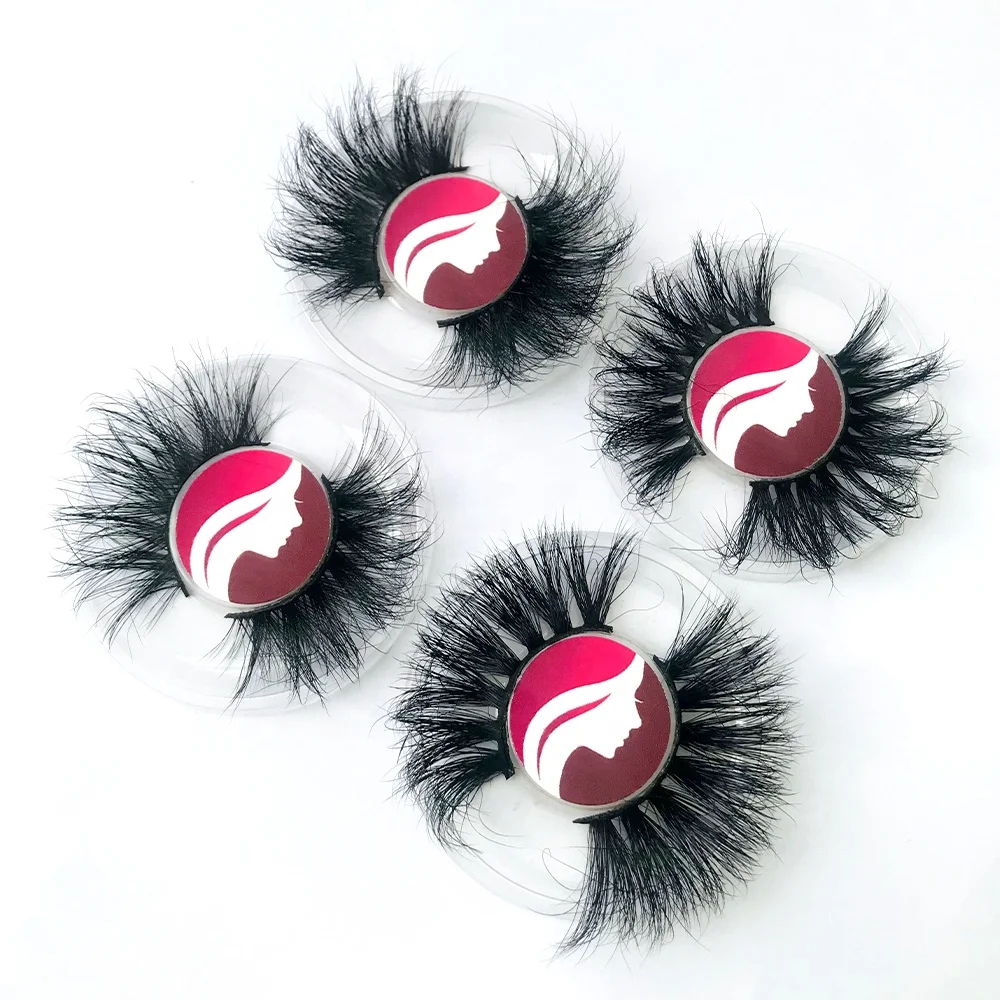 

Hailash Extra Long Luxurious 25mm 28mm 30mm Mink Eyelash Super Fluffy Mink Lashes 3d 5d Lashes Wholesale Vendor, Black