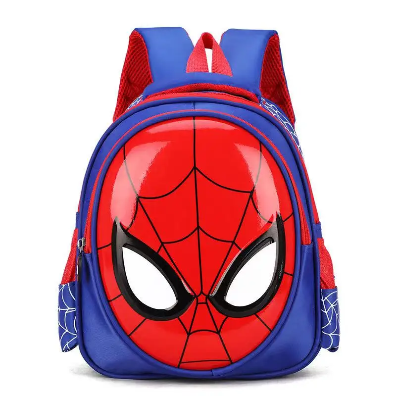 

New design EVA 3D cartoon cute animal kids backpack spiderman kindergarten bag children backpack kids school bags for boys, Purple, blue ,pink,black