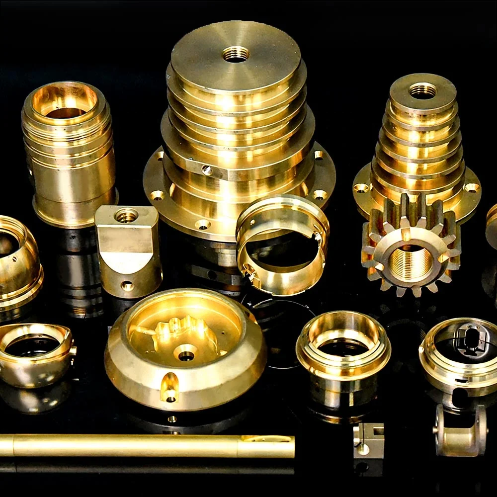 Custom Made 5 Axis CNC Machining Stainless Steel Brass Aluminum Copper Parts Wire EDM Broaching 0.002mm Tolerance Anodized