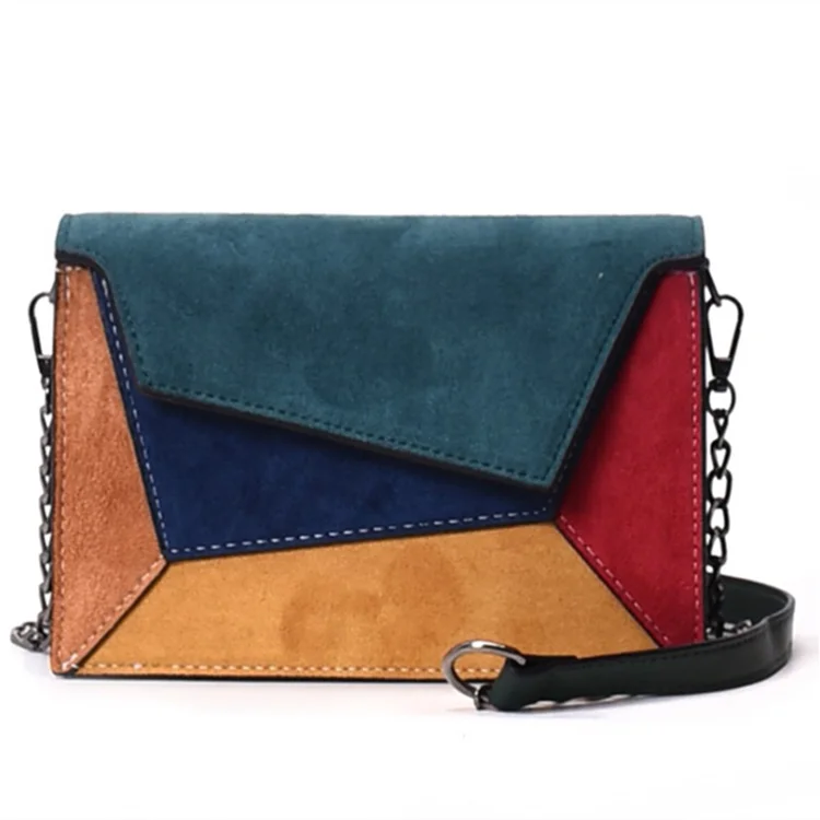 

Hot sell women bag fashion shoulder bag for lady square bag purse, Red, green, black, brown