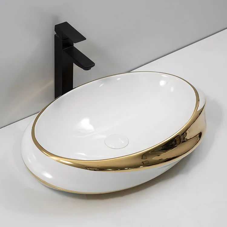 gold-bathroom-sink-bowl-9819-E-568-angled-detail-mirror-gold-vacuum-plating-white-ceramic-interior