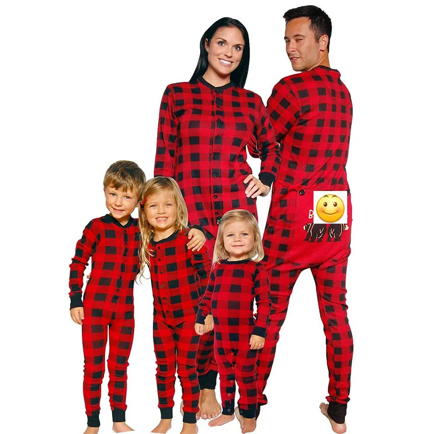 

wholesale fashion milk skil matching christmas pajamas family, Customized color