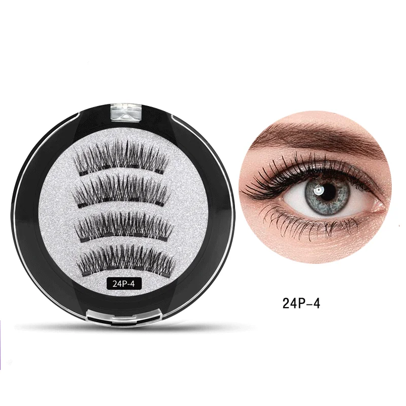 

Dual Magnetic Eyelashes, 0.2mm Thin Magnet lashes , Light weight & Easy to Wear, Best 3D Reusable Eyelashes