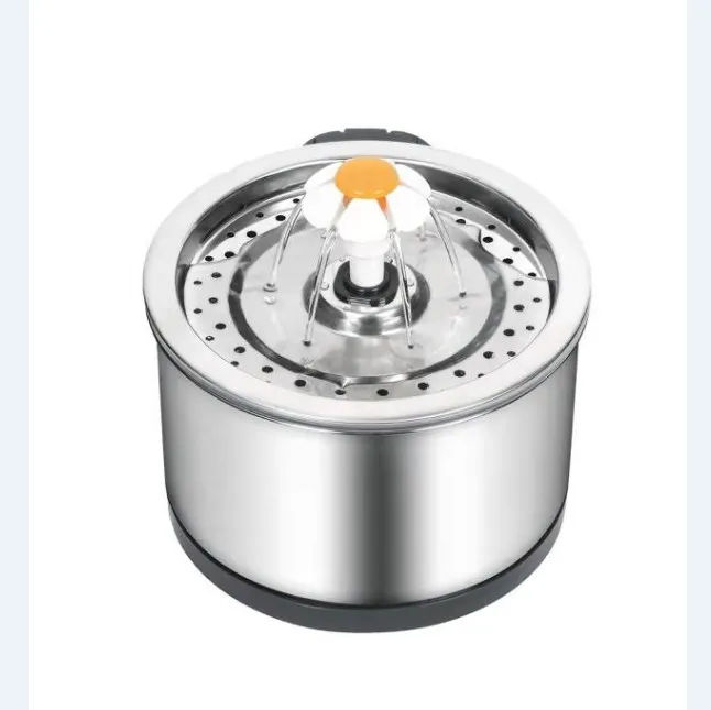 

New Design Automatic Flowing Stainless Steel Pet Dog Bowls Pet Fountain Cat Water Dispenser