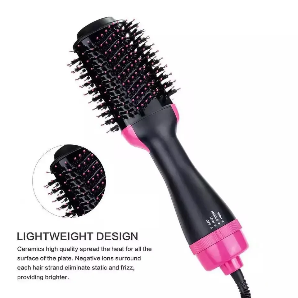 REVLON One-Step Hair Dryer And Volumizer Hot Air Brush black