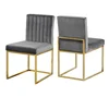 Golden Leg Metal Frame Dining Chair