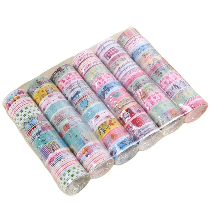 

Animal Motifs Kawaii Cute Cartoon Personalized Custom Various Styles Washi Tape