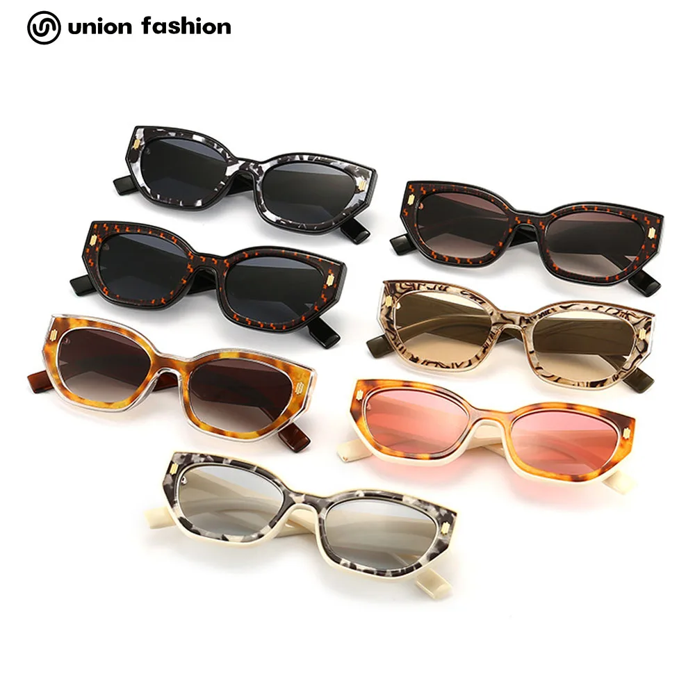 

Wholesale Modern Vintage Scottish Print Cat Eye Frame Sunglasses Women Men
