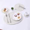 Japanese handmade color cotton thread style creative simple thickening gradient insulation cotton placemat