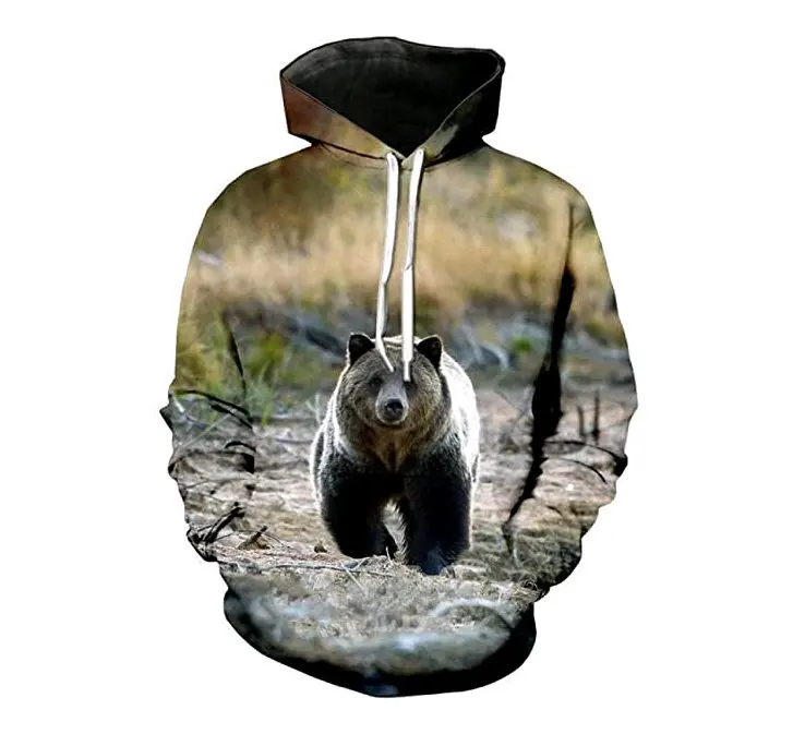 

hot selling animal bear hoodie T-shirt