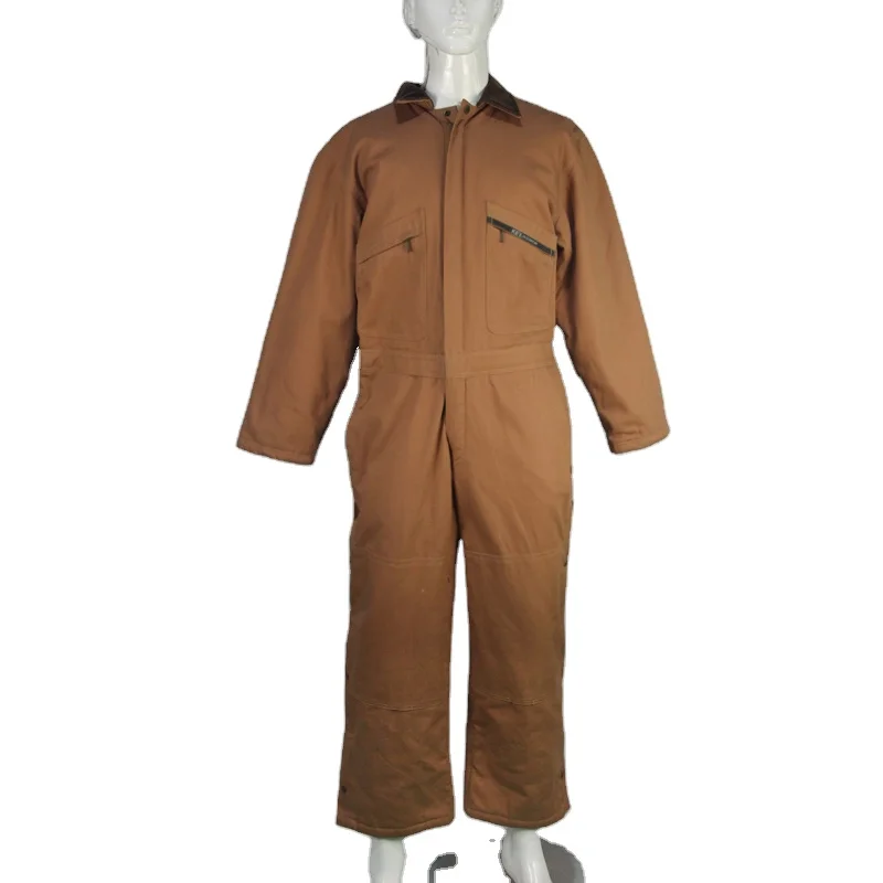 

Men's waterproof insulated coveralls, Brown