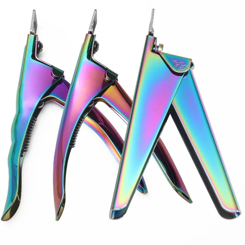 

Wholesale Metal Manicure Cutter French Nail Manual Edge Trimmer Professional False Nail Tip Edge Cutter, Pink, black