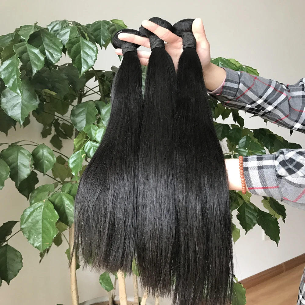 

wholesale Indian Hair bundles straight 100%human raw hair no tangle no shedding