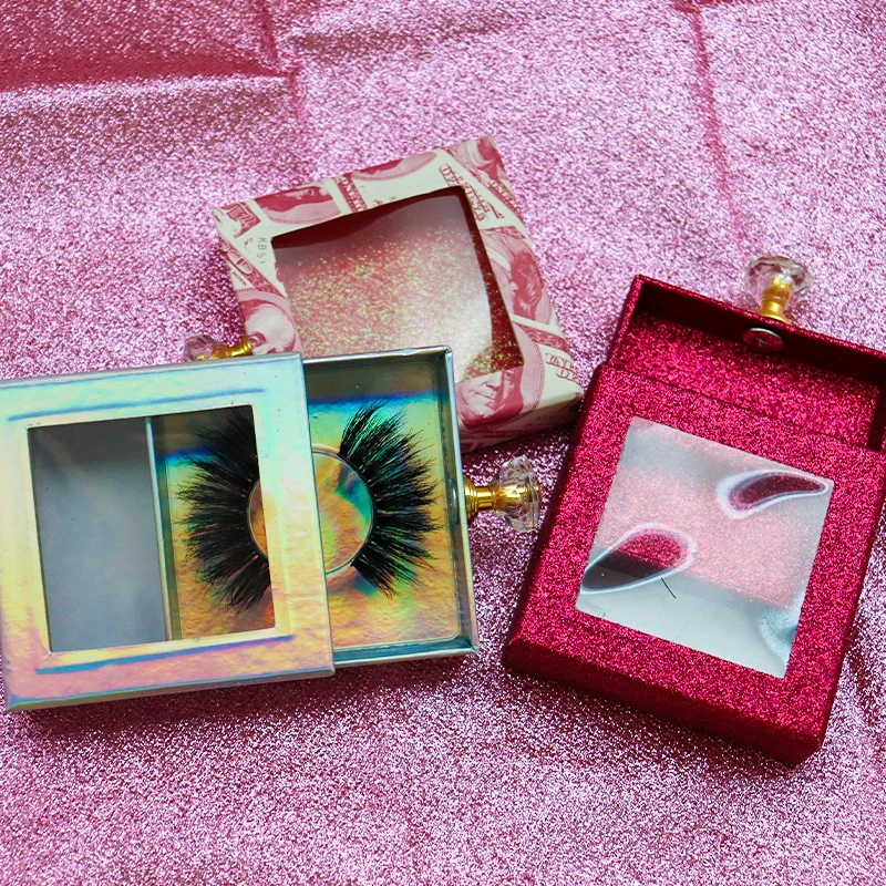 

packaging vendor volume lashes portable gorgeous faux mink eyelash for book gift set, Black color