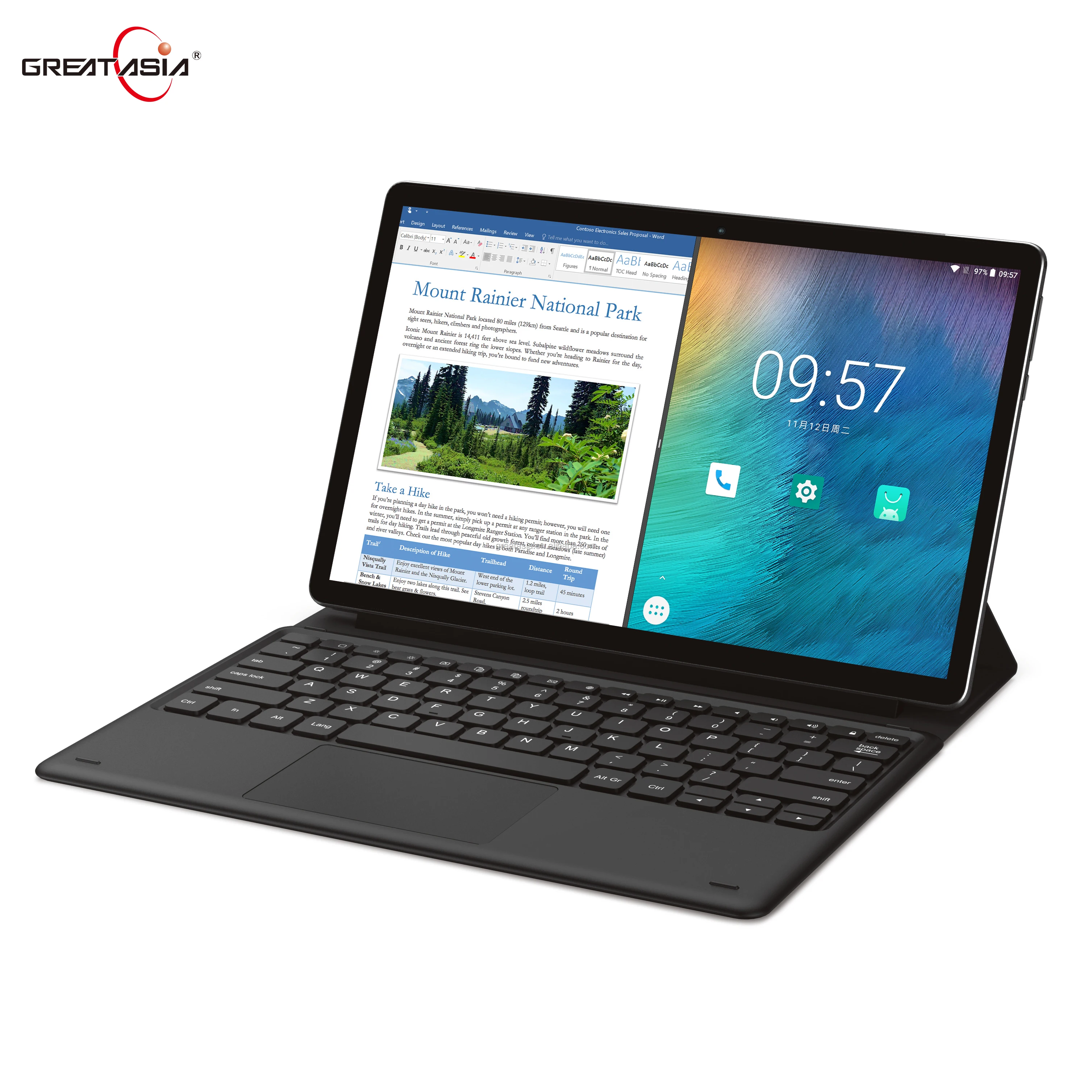 

tablets 11.6 inches android 4g lte play store app ordinateur portable laptop computer with docking keyboard netbooks