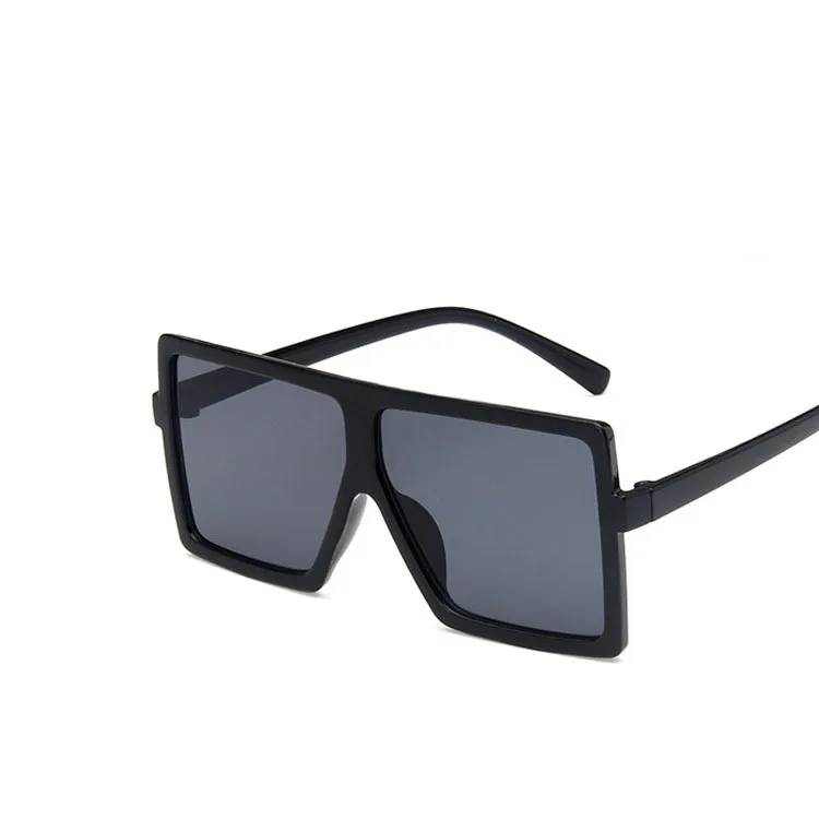 

Newest square big frame trendy personality oversize kids boy sunglasses girls 2021 manufacture for custom UV sun glasses