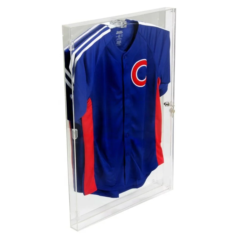 Custom Plexiglass Jersey Display Frame Clear Acrylic Jersey Display