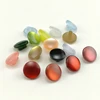 Pearl colorful transparent resin button shank