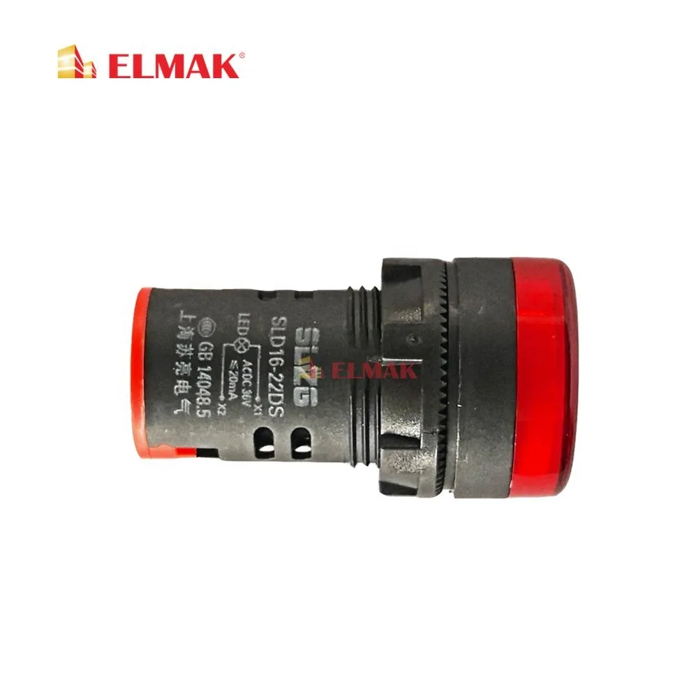 China Brand  ELMAK low price red LED lamp