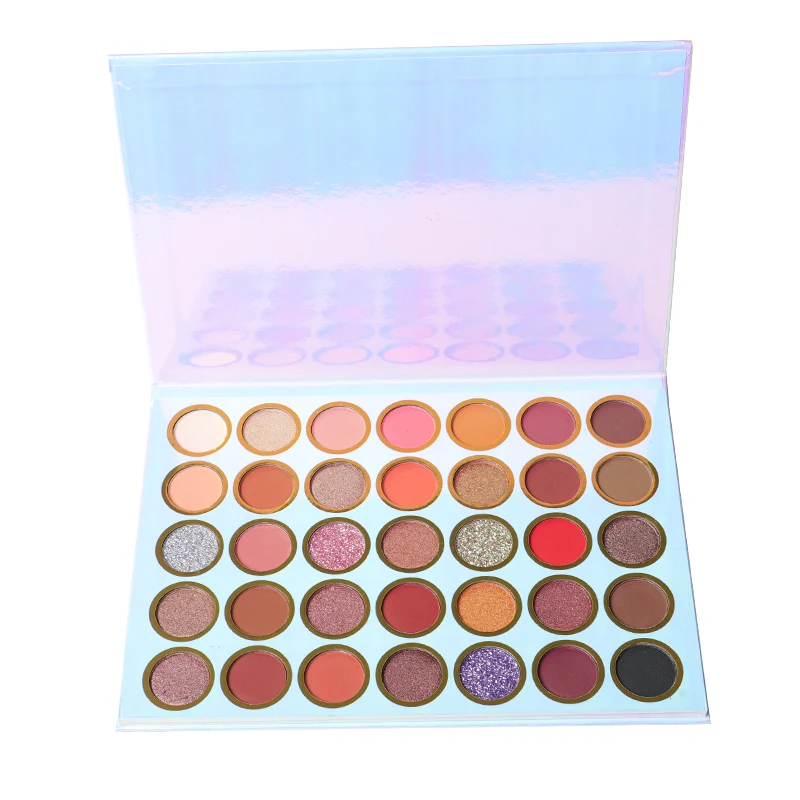 

35 Colours Eyeshadow Palette Private Label Vegan High pigment Eye Shadow Palette Makeup