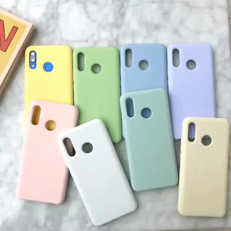 

Original Case Soft Multiple Colors Cell Phone Bags Back Cover Liquid Silicon Phone Case For Redmi Note7 9 Poco Mi 5G Phone Case