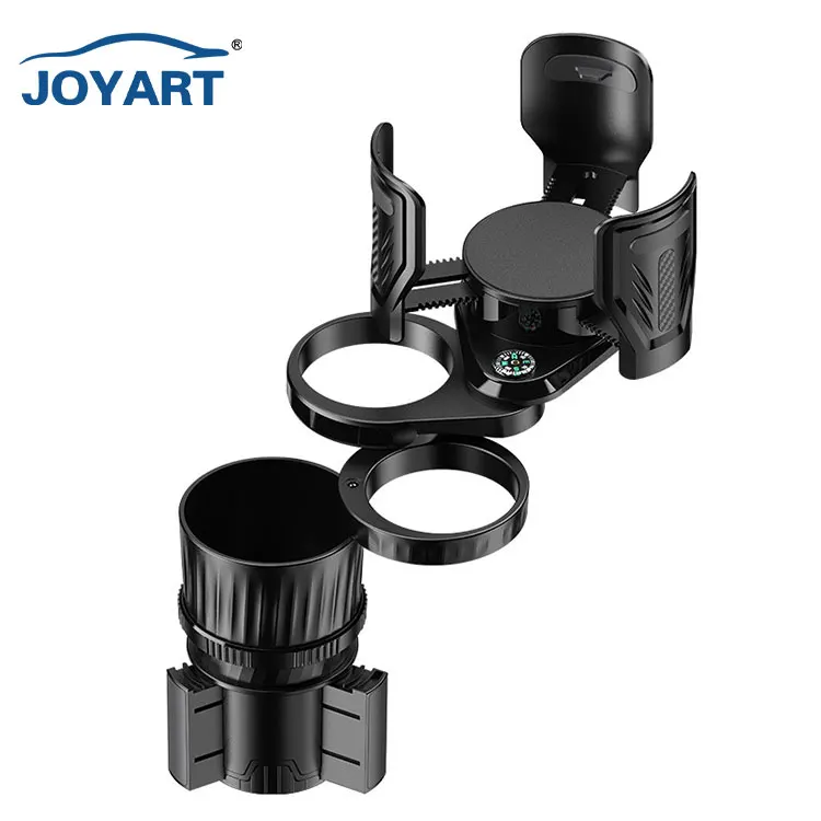 

NEW Expander Adapter VehicleMounted Auto Water Cup Drink Holder 360Degrees Rotating Dual Mount Adjustable compass Car Cup Holder