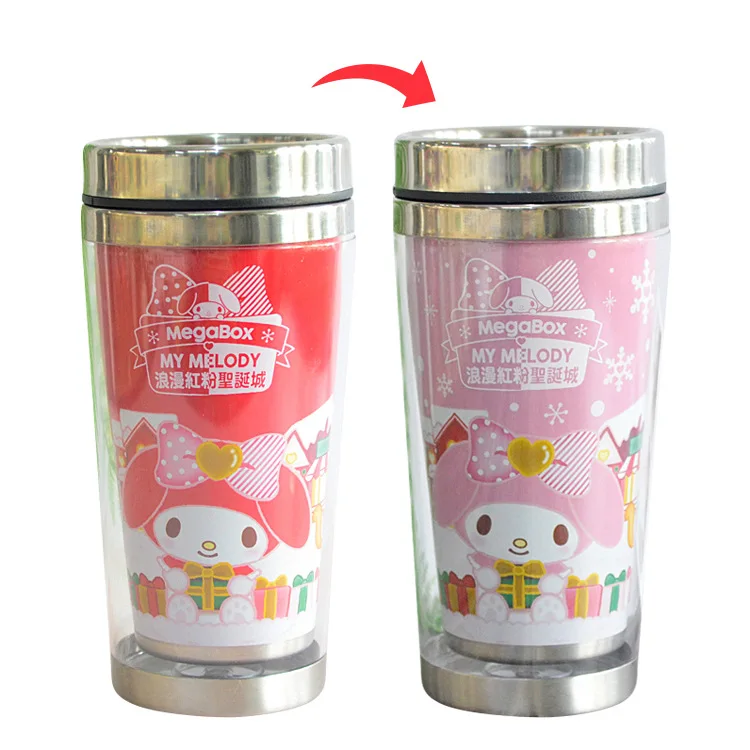 

Inner stainless steel thermo coffee mug double wall travel drink mug