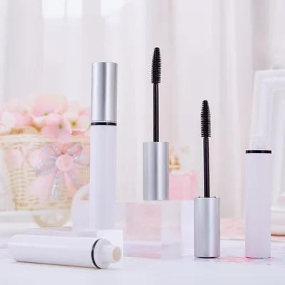 

Fashion product custom 3ml cosmetics packing plastic mascara tube with silver cap