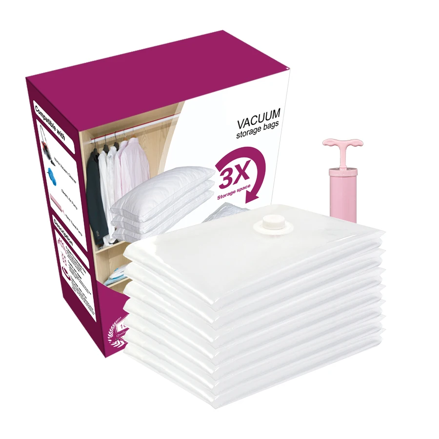 

High Quality Jumbo Vacuum Storage Bag For Clothes With Valve