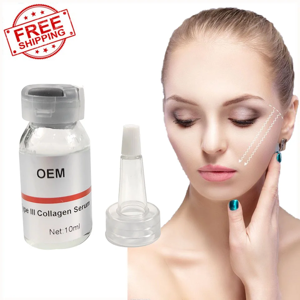 

Type III Collagen Face Serum 10ml Lift Firming Whitening Moisturizing Skin Care Serum for Micro-needling Treatment