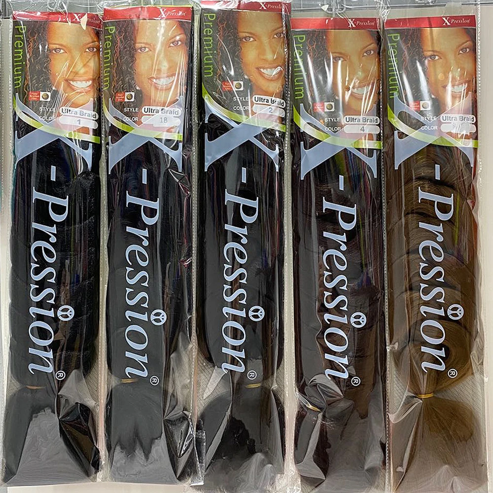 

wholesale 41inch 82inch xpression outreing braiding hair synthetic