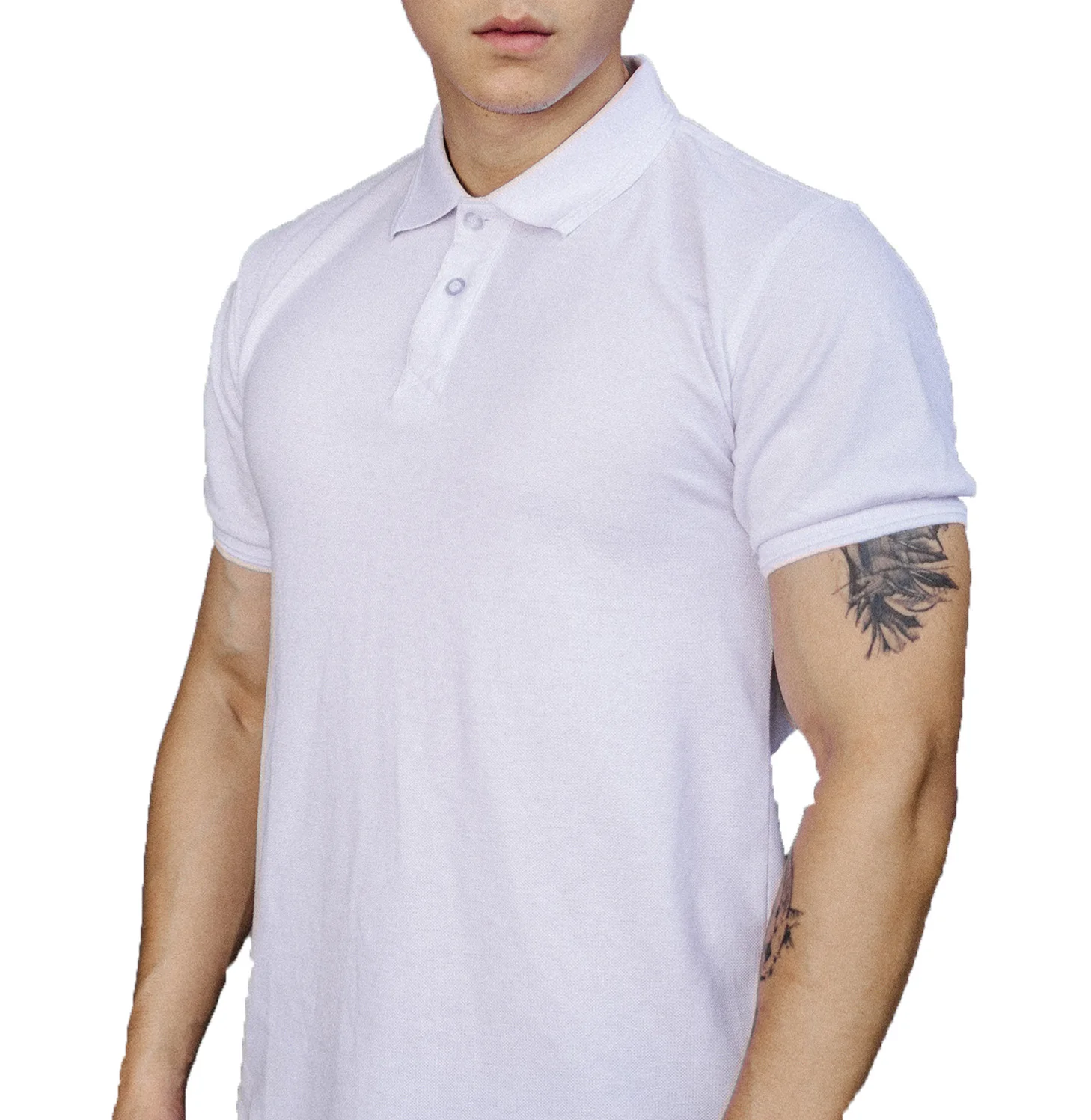 

Men's Business Mercerized Cotton Polo Shirt Lapel Short Sleeve Sports Men's Slim-fit-t-shirt T-shirt Running