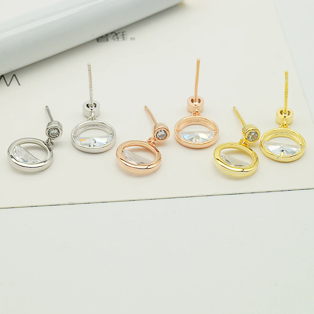 

Wholesale fine jewelry genuine silver earring sterling silver earrings accessories women