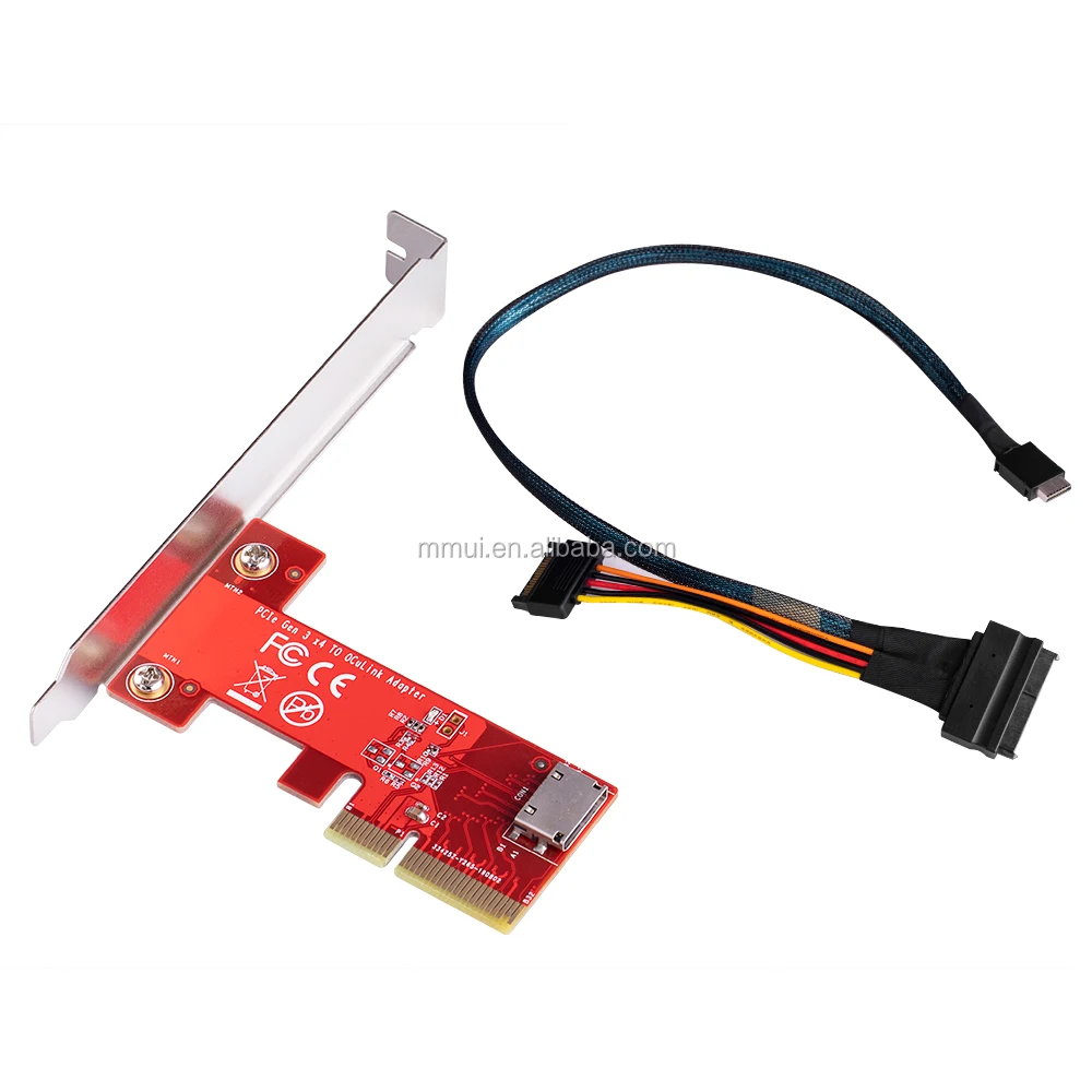 M M Key Pcie To Oculink Sff Host Adapter For Pcie Nvme Ssd Pcie To M Expansion