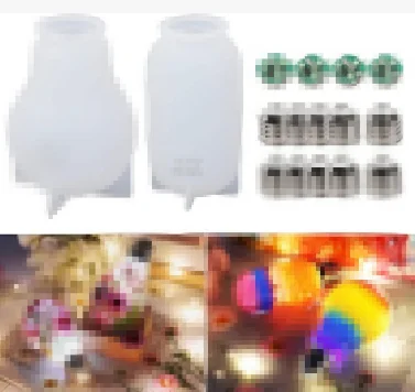 

LOVE'N LV355D Lamp resin mold 4pcs chip base 10pcs cover 2pcs silicone LED bulb mold