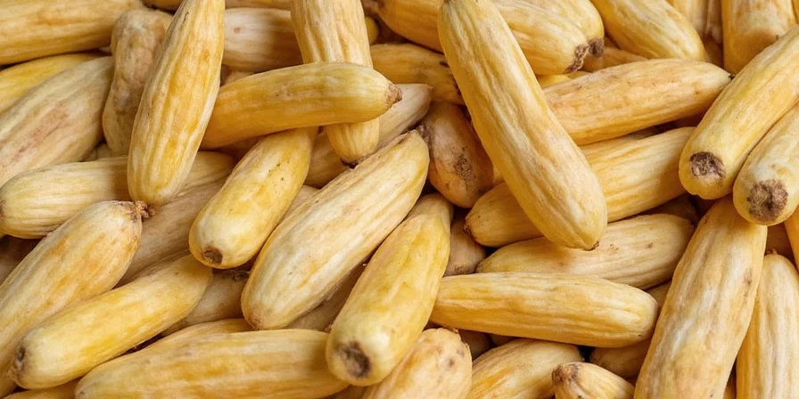 Freshly dug up greater galangal roots