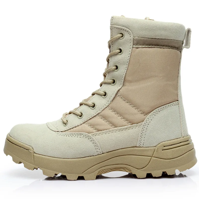 

Desert camouflage army canven military combat men's boots shoes military
