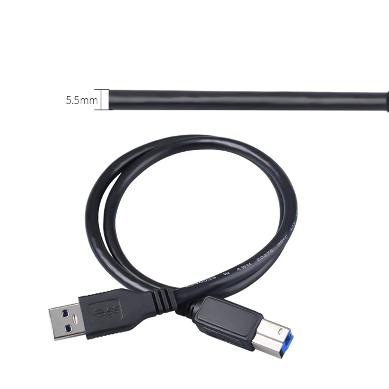 

High speed USB 3.0 type A male to uSB data sync printer cable 3.0 type B usb Printer Cable 3.0 AM to BM for computer/printer