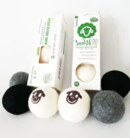 

arrivals 2020 Amazon top seller trending New zealand wool products xl 7cm wool Dryer Balls 6 pack cotton bag factory wholesale